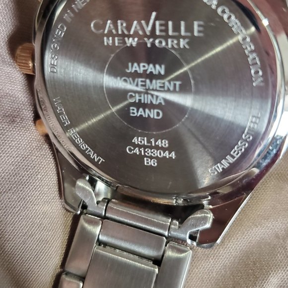 NWT Caravelle New York Women's Quartz Stainless Steel Watch - Picture 6 of 7